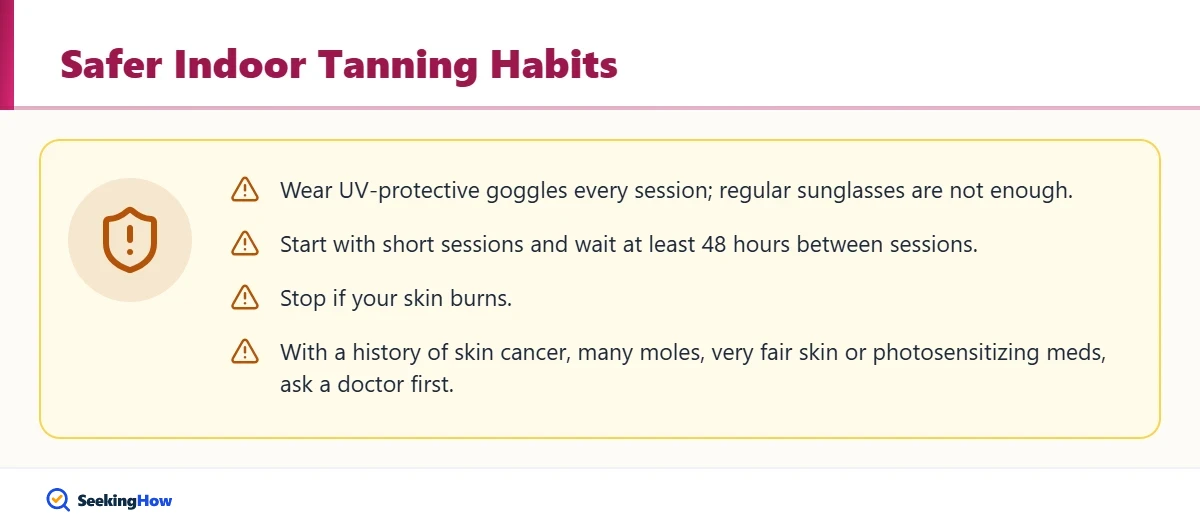 Indoor tanning lotion versus outdoor tanning oil