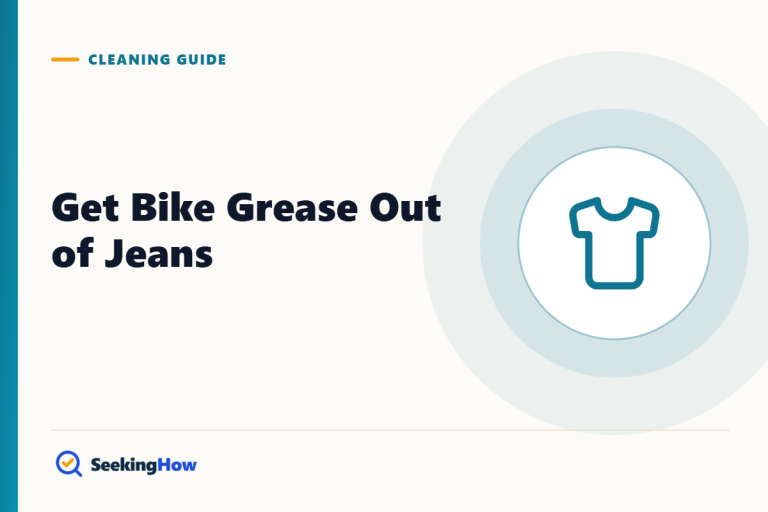 How To Get Bike Grease Out of Jeans (6 Steps)