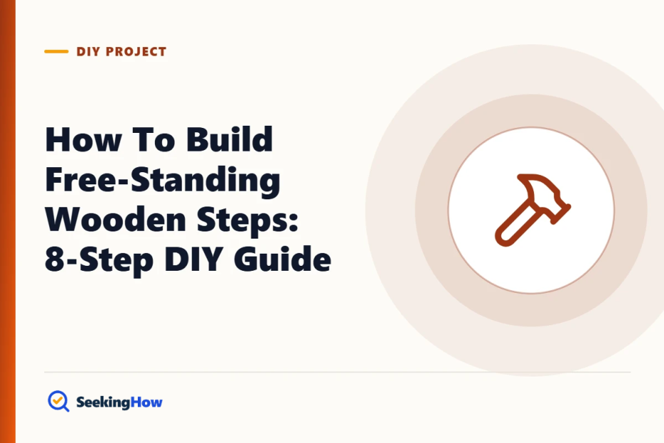 How To Build Free-Standing Wooden Steps: 8-Step DIY Guide