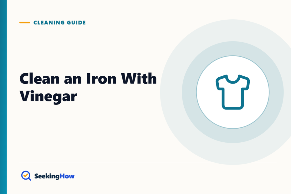 How To Clean the Bottom of an Iron With Vinegar (6 Steps)