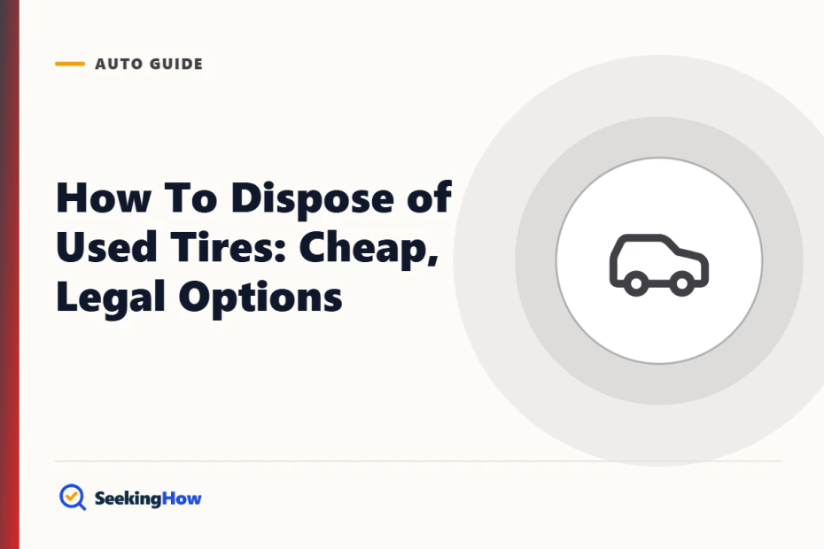 How To Dispose of Used Tires: Cheap, Legal Options