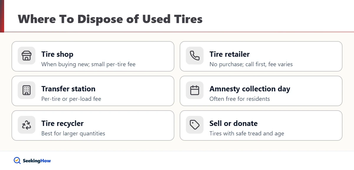 Places to dispose of used tires