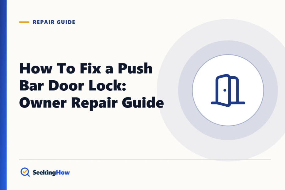 How To Fix a Push Bar Door Lock: Owner Repair Guide