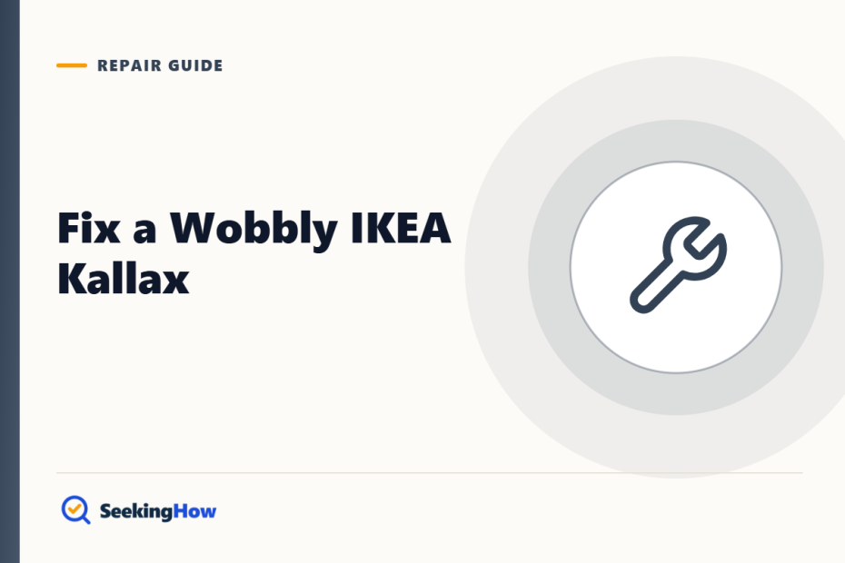 How To Fix a Wobbly IKEA Kallax