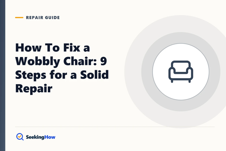 How To Fix a Wobbly Chair: 9 Steps for a Solid Repair
