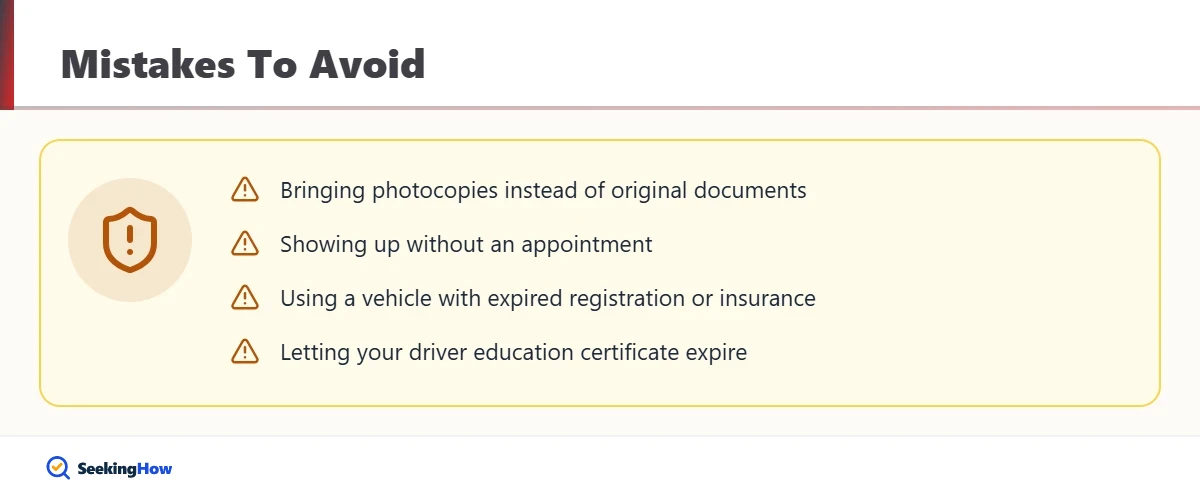 Mistakes to avoid when getting a driver license in Texas
