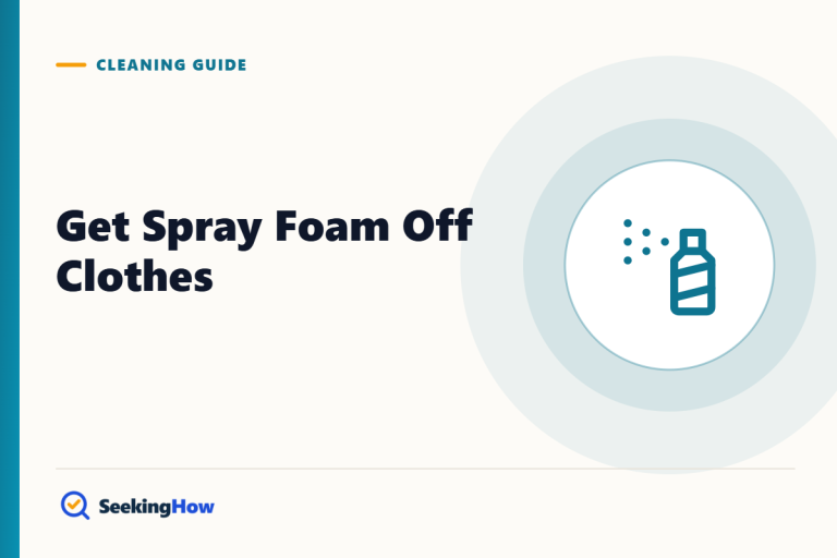 How To Get Spray Foam Off Clothes (Wet or Cured)