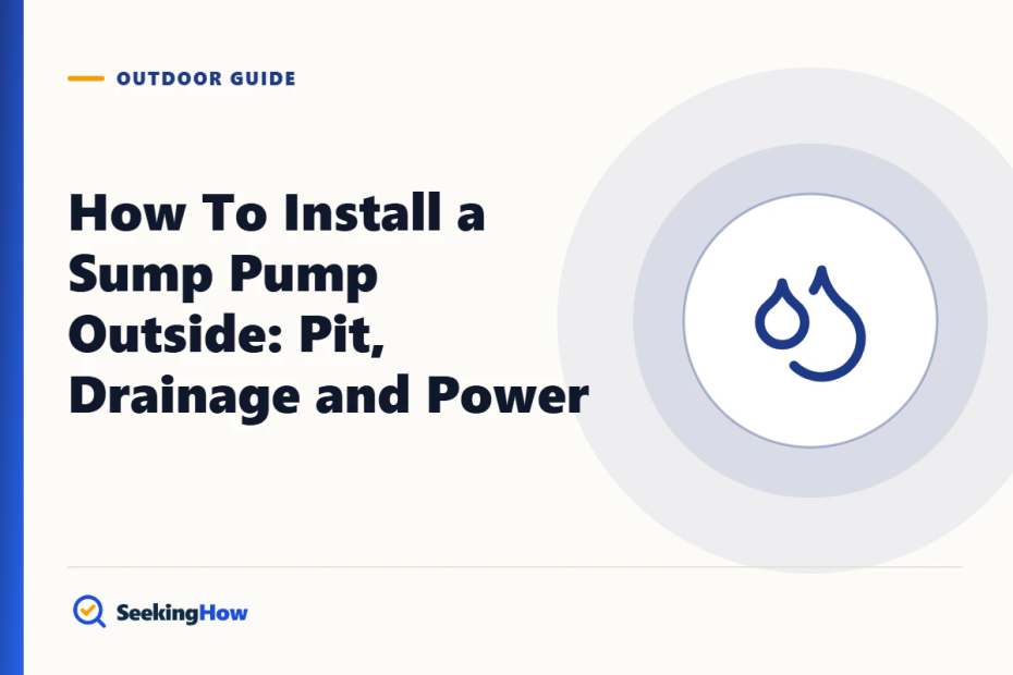 How To Install a Sump Pump Outside: Pit, Drainage and Power