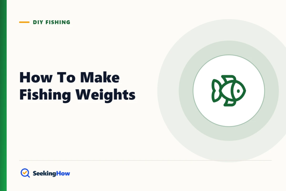 How To Make Fishing Weights: Molds, Lead-Free Metals & No-Melt Methods