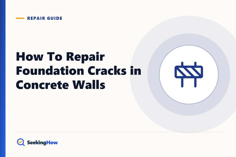 How To Repair Foundation Cracks in Concrete Walls