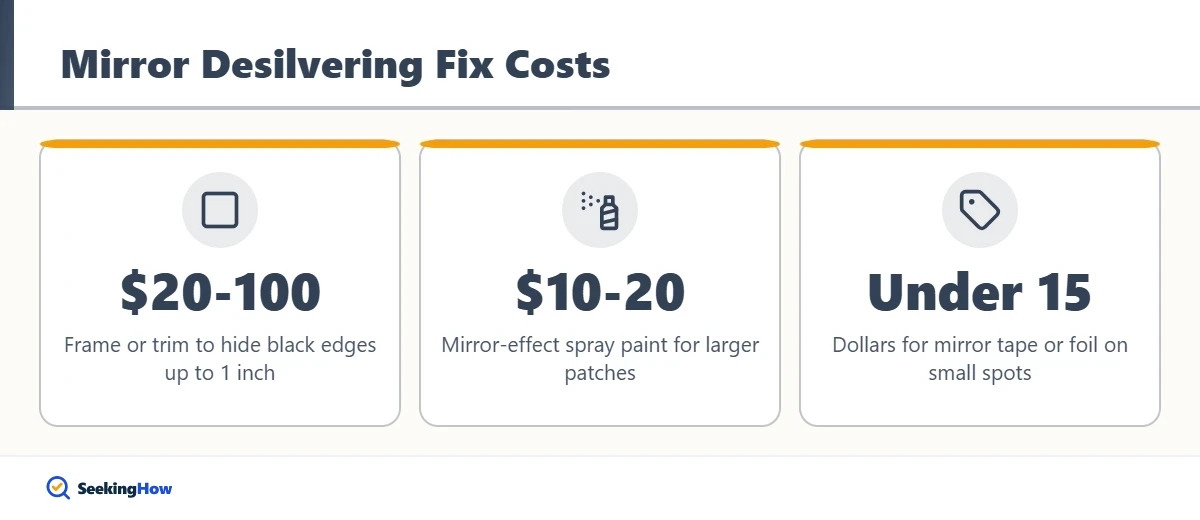 Facts about mirror desilvering causes and repair cost