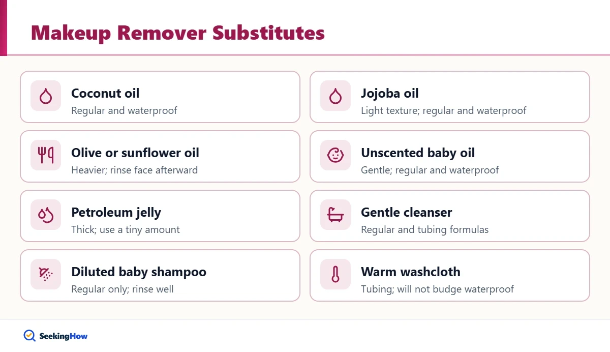 Checklist of substitutes to take mascara off without makeup remover