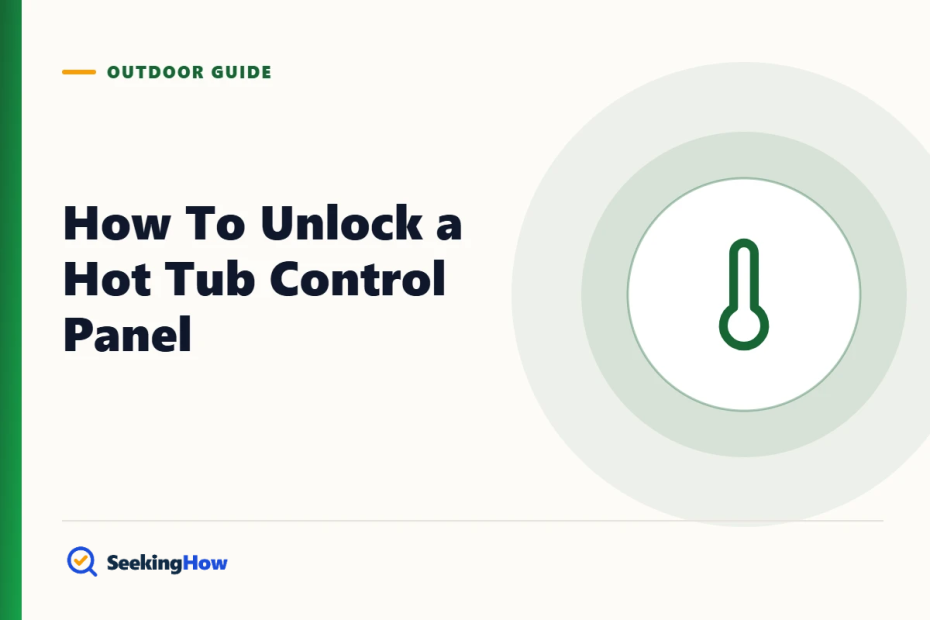 How To Unlock a Hot Tub Control Panel (Panel and Temp Locks)