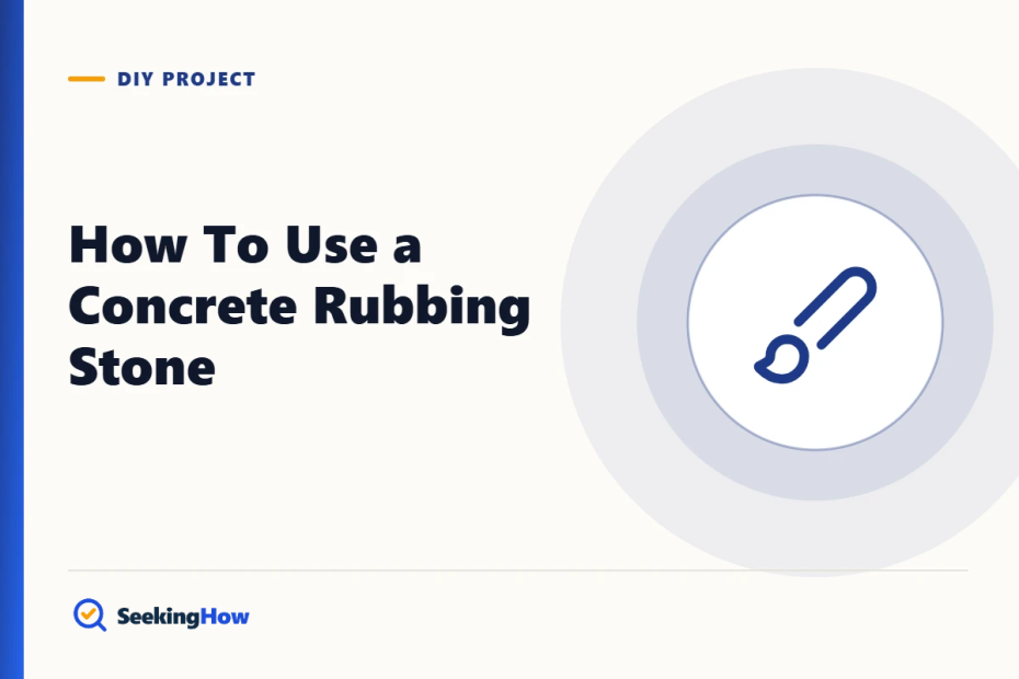 How To Use a Concrete Rubbing Stone for a Smooth Finish