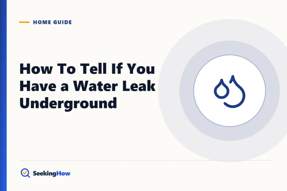 How To Tell If You Have a Water Leak Underground