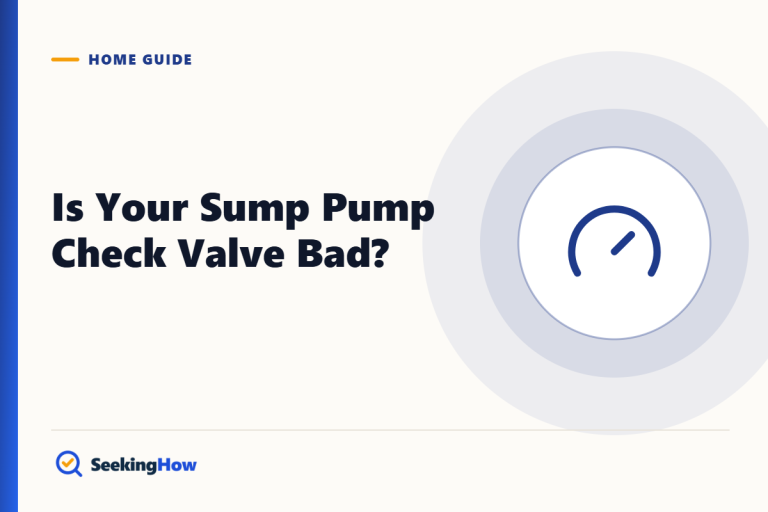 How To Tell If a Sump Pump Check Valve Is Bad (7 Checks)