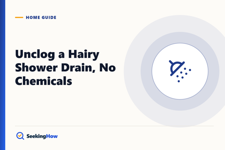 How To Unclog a Shower Drain Full of Hair Without Chemicals