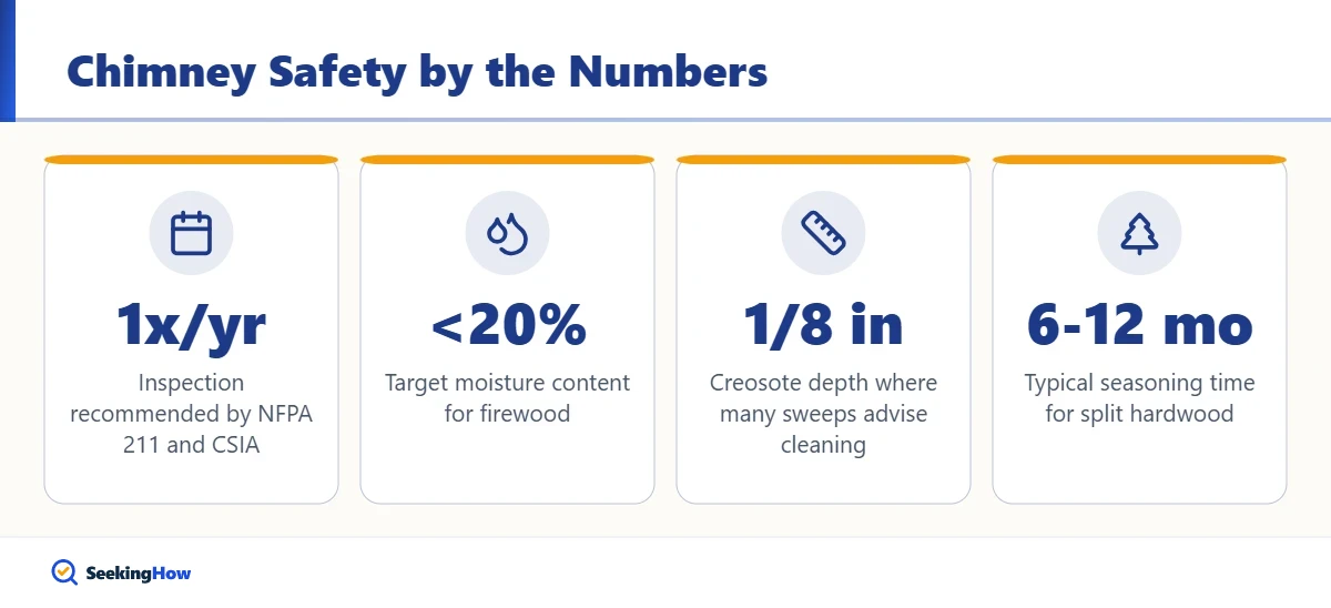 Key facts about what to burn to clean chimney and creosote safety
